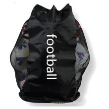 Soccer Football Cord Closure Bag Nylon Mesh 12 Ball Sack Drawstring Soccer Bag